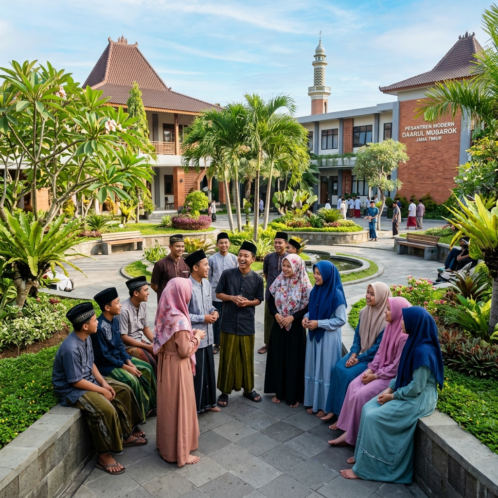 Video kehidupan santri